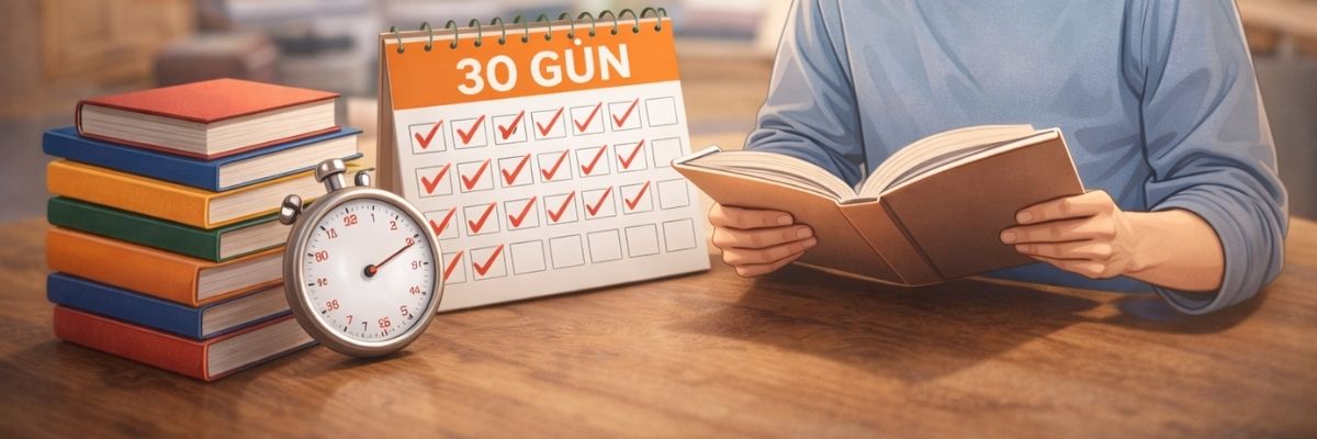 Kendinle Yarış 30 Günlük Kitap Okuma Challenge